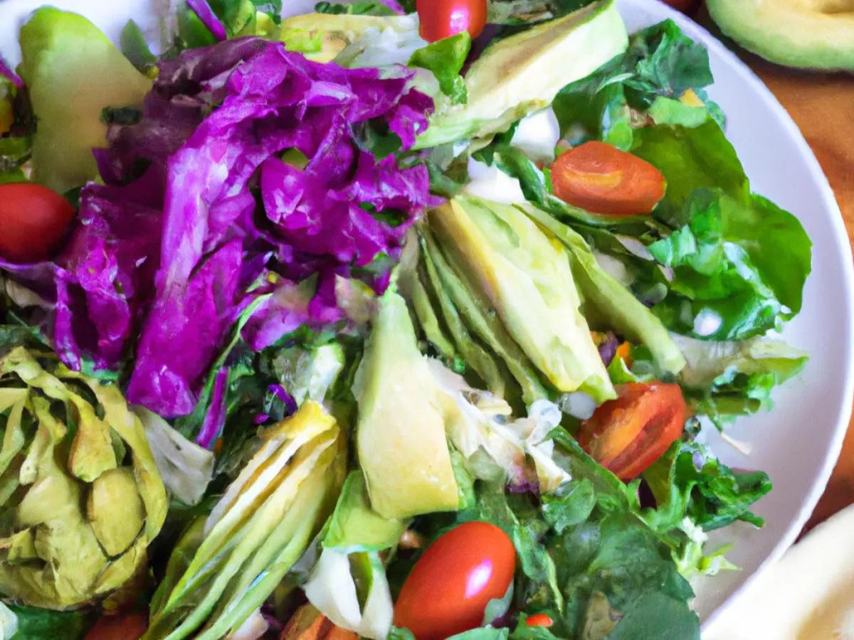 Large Artichoke Salad with Italian Dressing (Vegan) Large Artichoke Salad with Italian Dressing (Vegan)