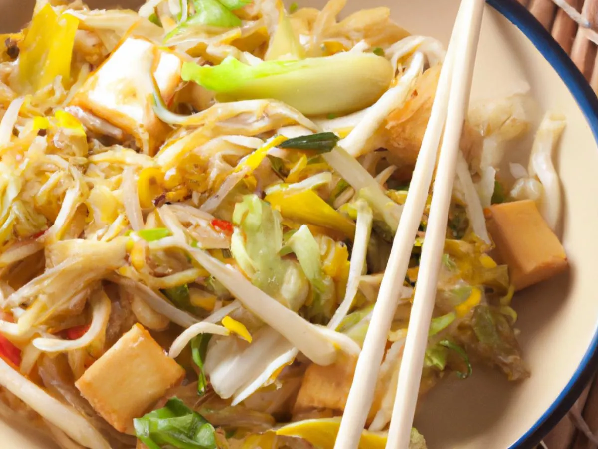 Tofu Chowmein Tofu Chowmein