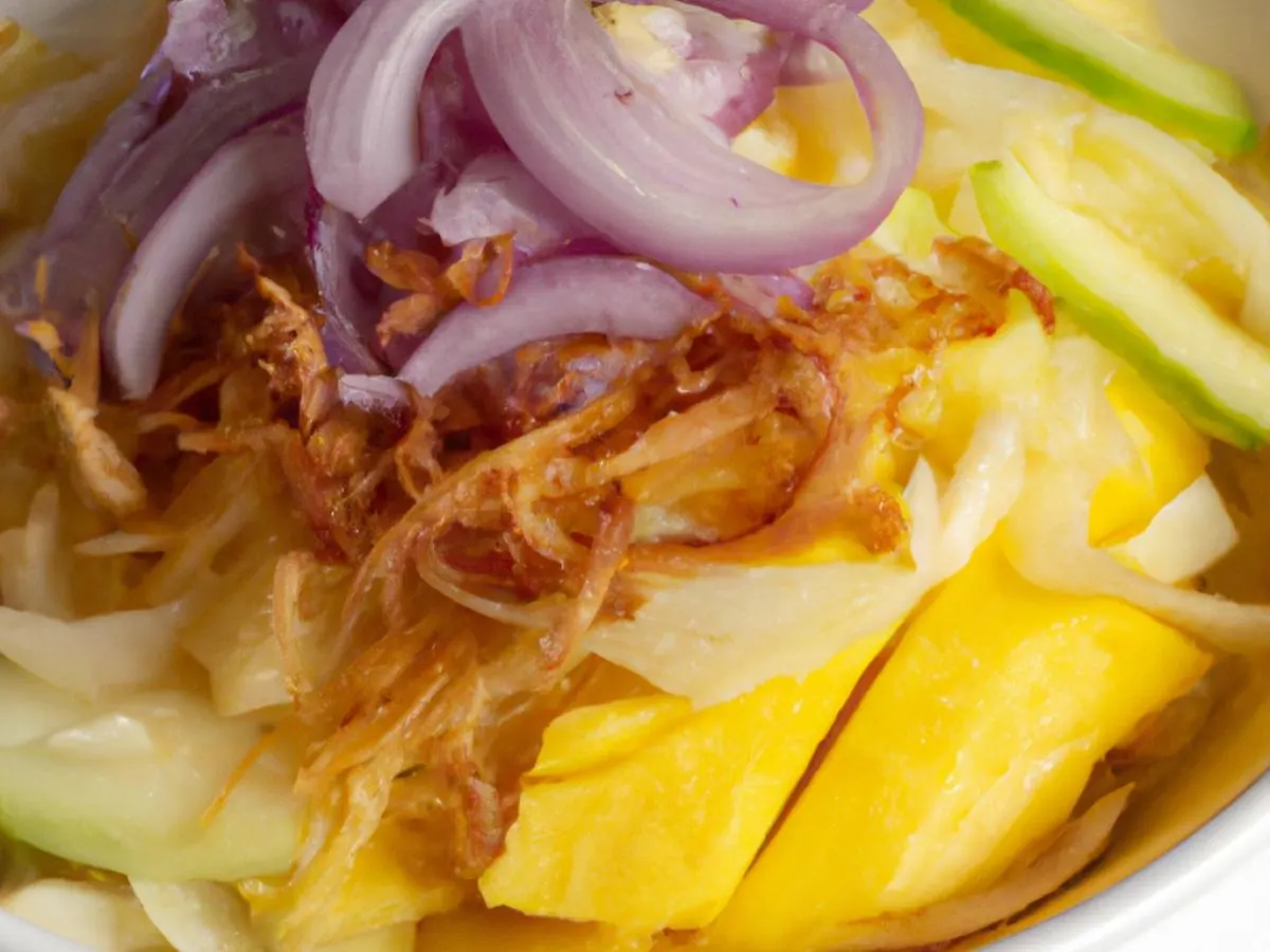 Mango Salad with Cabbage - Vegan Mango Salad with Cabbage - Vegan