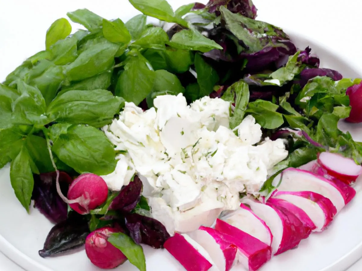 Panir Sabzi with Feta Panir Sabzi with Feta
