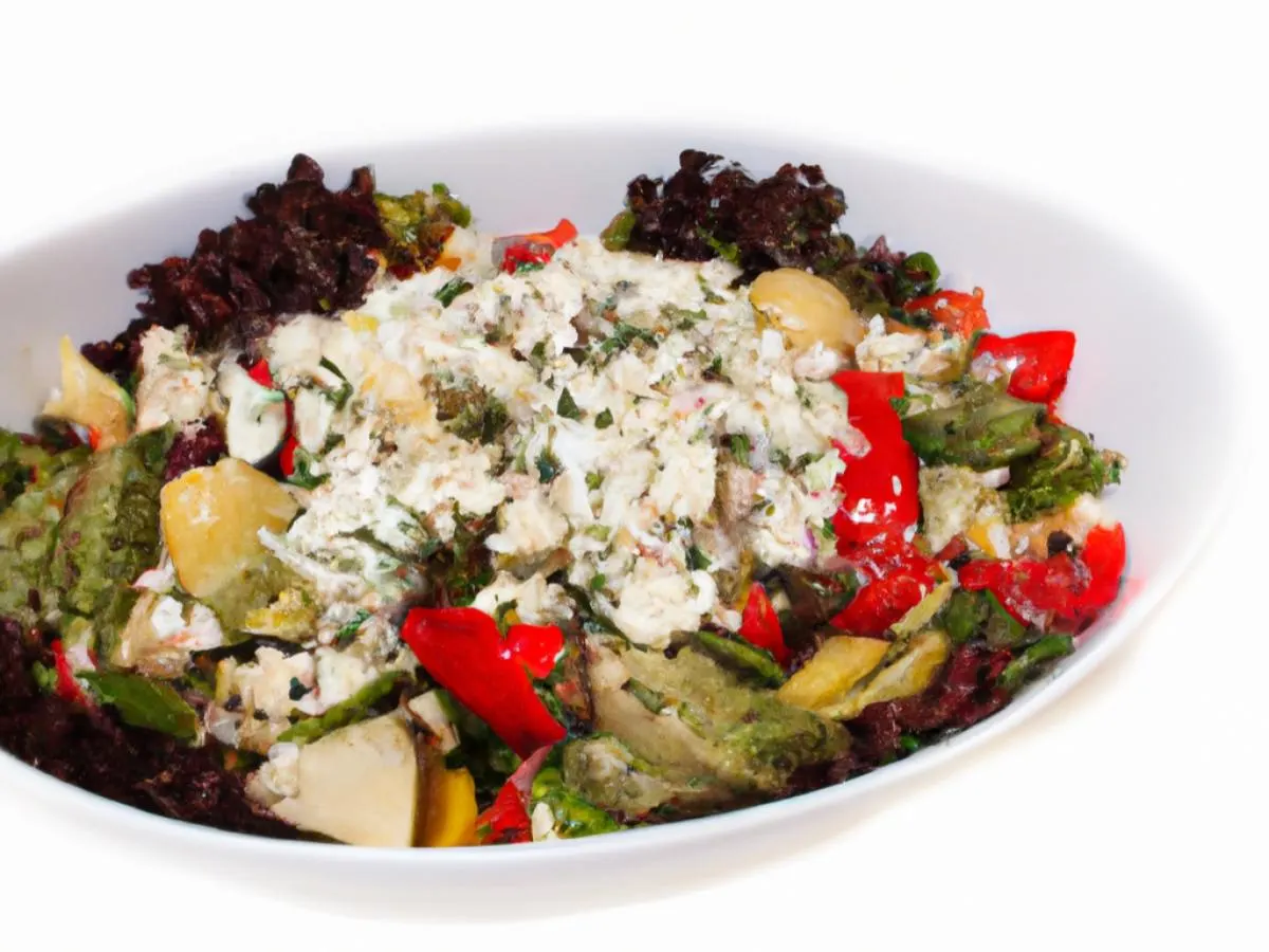 Vegetarian Greek Entree Salad Vegetarian Greek Entree Salad