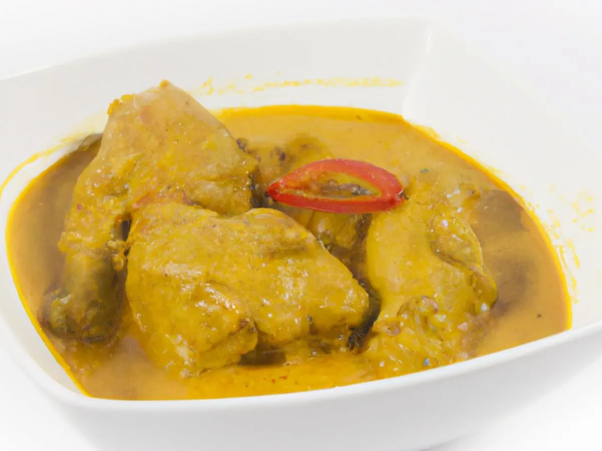 Half Chicken Yellow Curry Half Chicken Yellow Curry