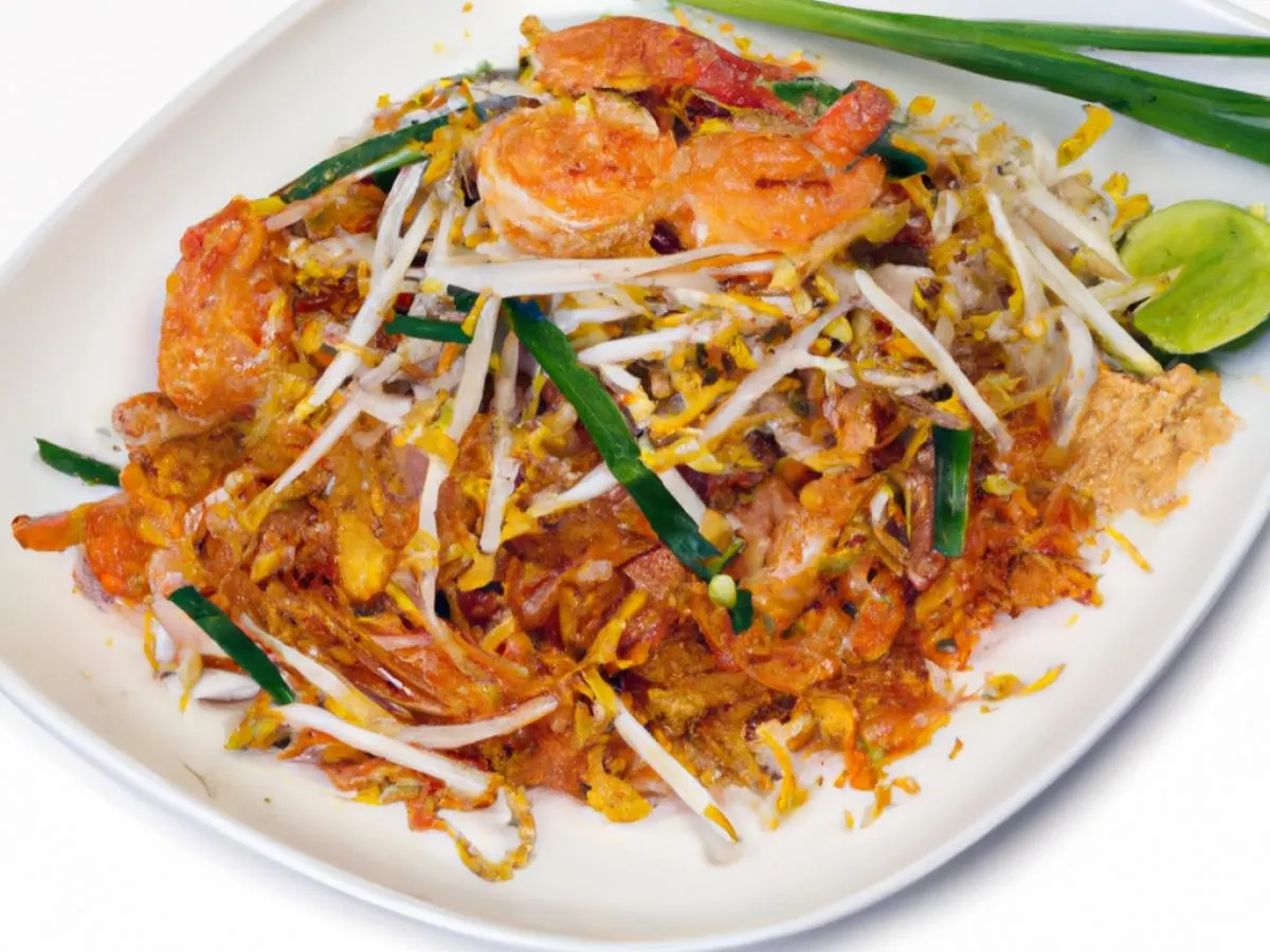 Half Shrimp Pad Thai Half Shrimp Pad Thai