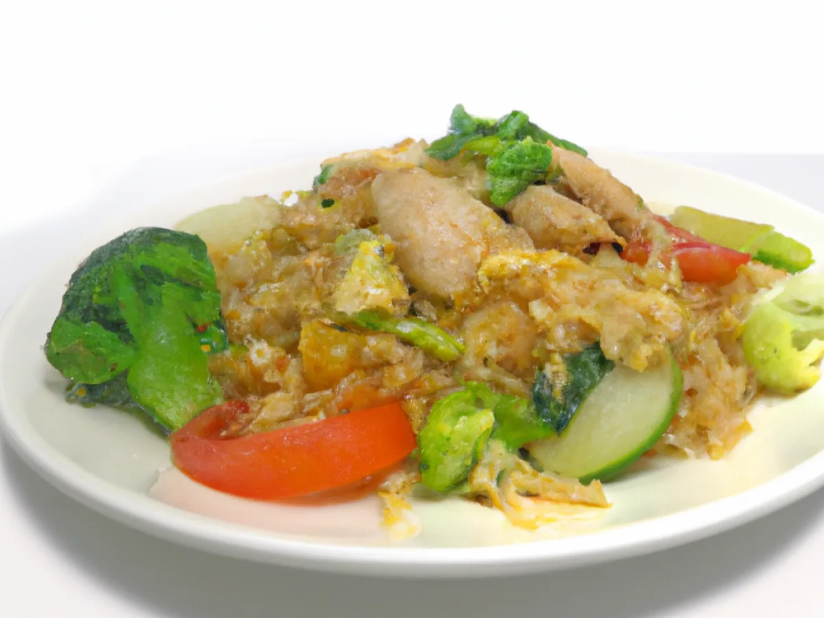 Half Chicken Thai Fried Rice Half Chicken Thai Fried Rice