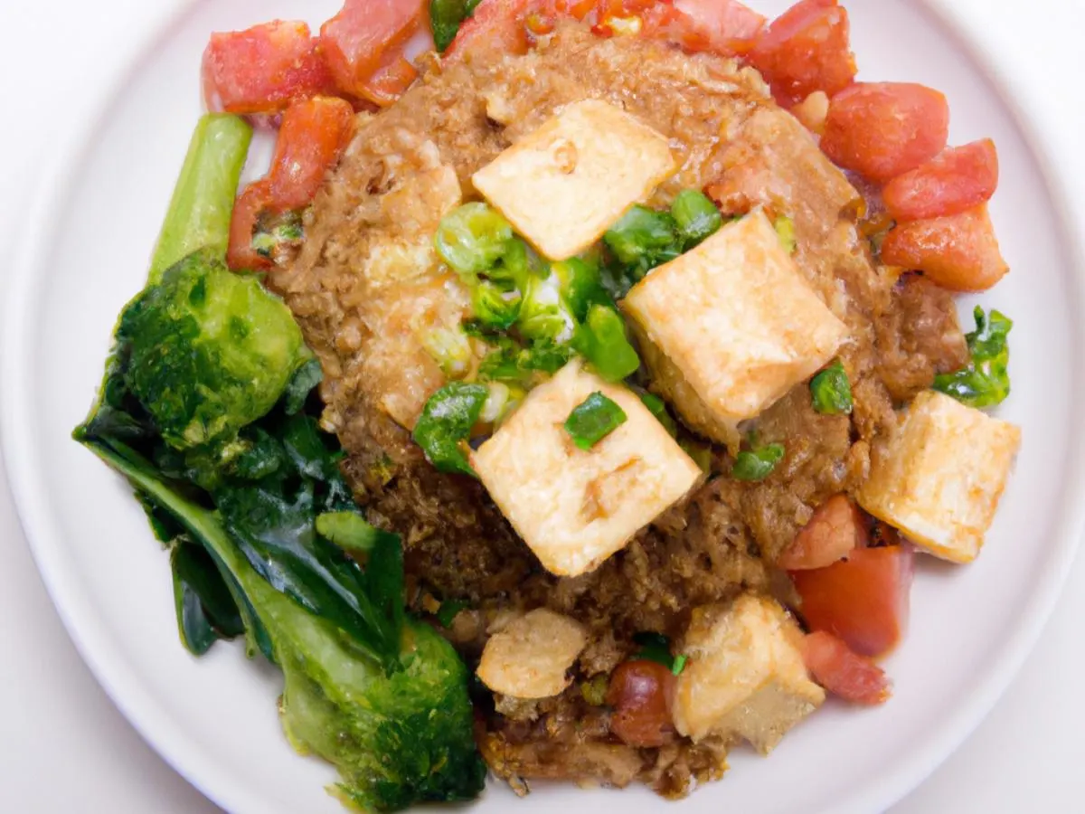 Half Tofu Thai Fried Rice Half Tofu Thai Fried Rice