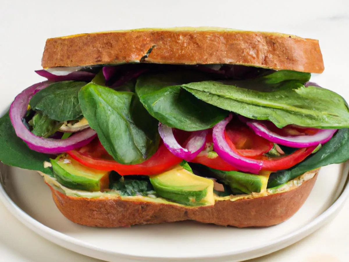 Avocado Sandwich on White Bread (Vegan) Avocado Sandwich on White Bread (Vegan)