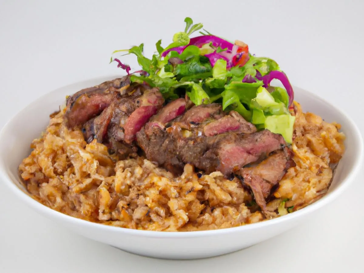 Steak Bowl with Avocado Jalapeno Sauce Steak Bowl with Avocado Jalapeno Sauce