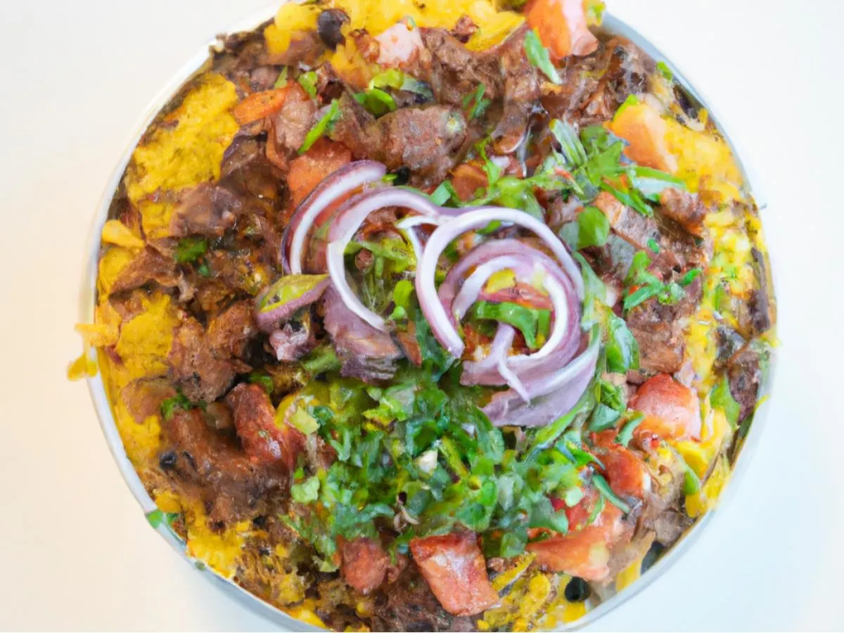Gyro Bowl with Spicy Buffalo Sauce Gyro Bowl with Spicy Buffalo Sauce