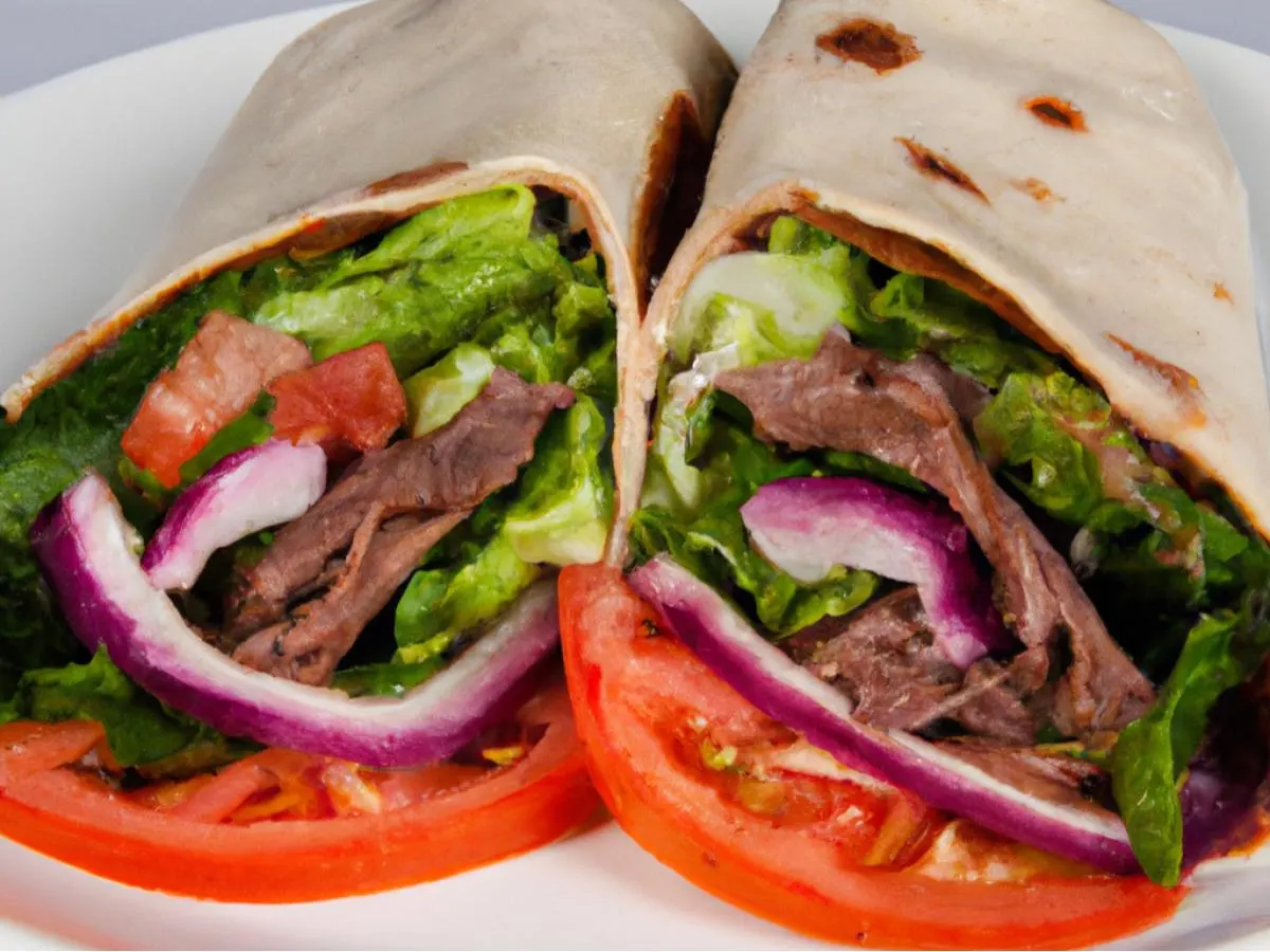 Gyro Pita with White Sauce Gyro Pita with White Sauce