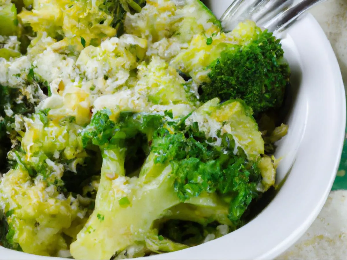 Lemon Garlic Broccoli with Parmesan