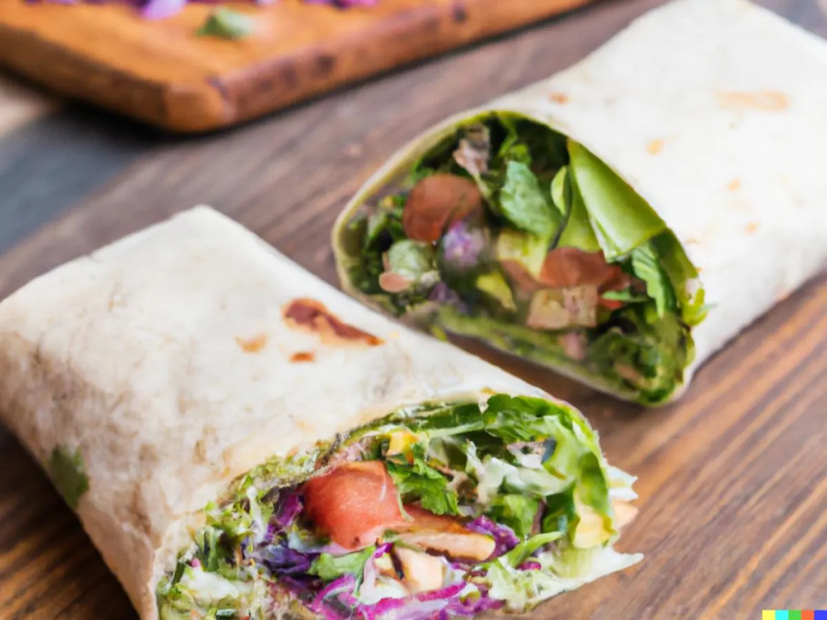 Gluten Free Tofu Guacamole Greens Salad Wrap Gluten Free Tofu Guacamole Greens Salad Wrap