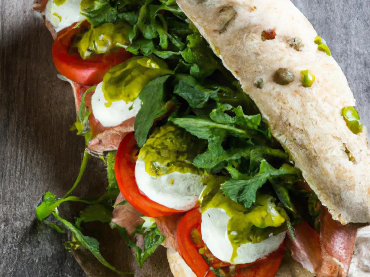 Gluten Free Italian Sandwich and Side Salad Gluten Free Italian Sandwich and Side Salad