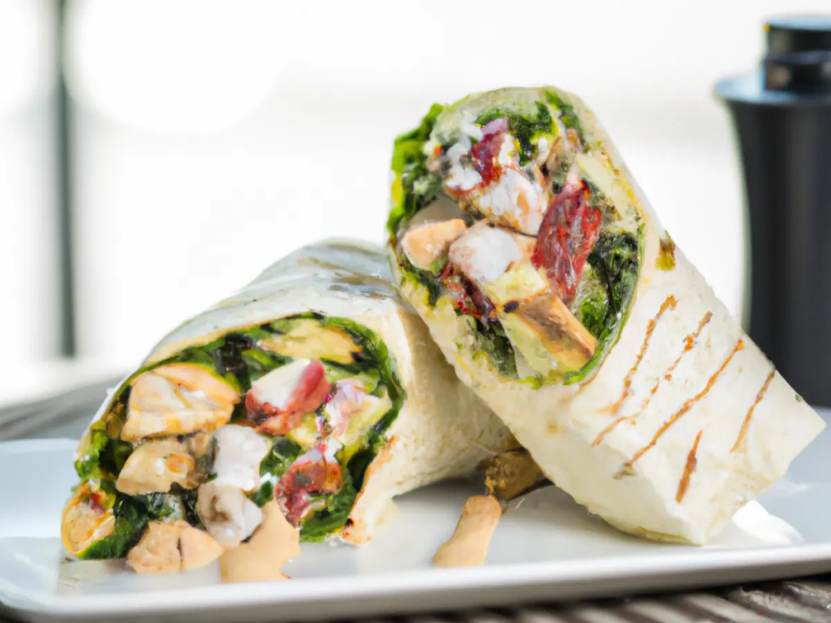 Gluten Free Caesar Salad Wrap Gluten Free Caesar Salad Wrap