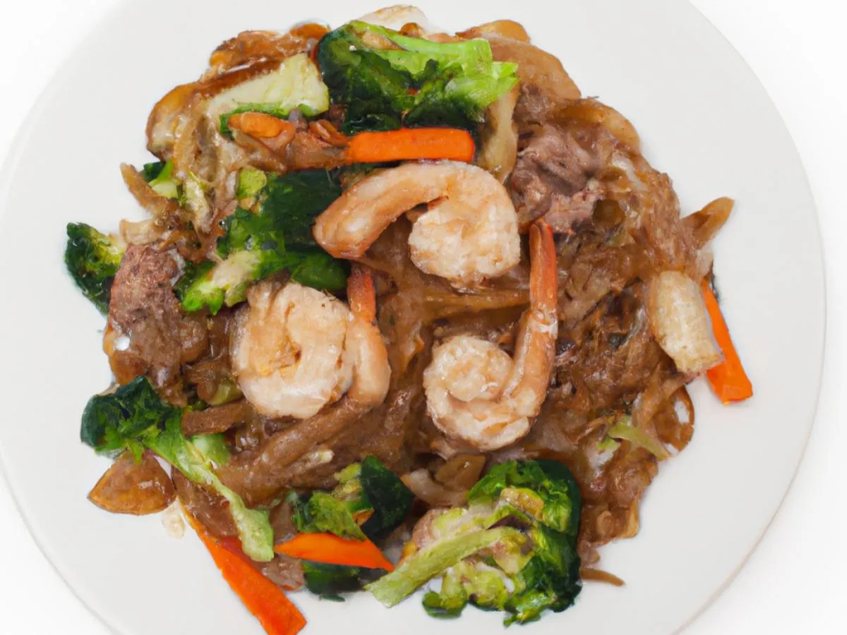 Half Shrimp Pad See Ew Half Shrimp Pad See Ew