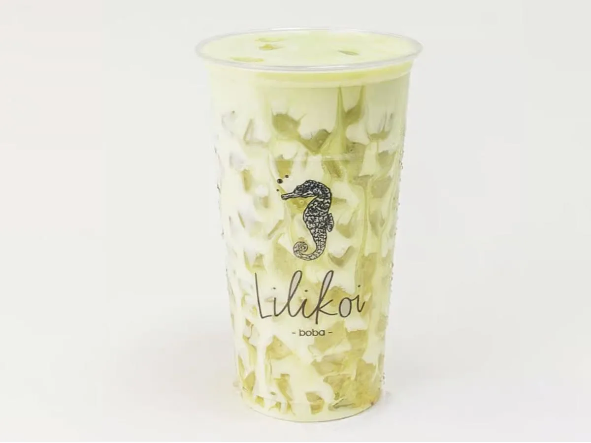 Dairy Free Jasmine milk tea With pearl Boba [Unsweetened]