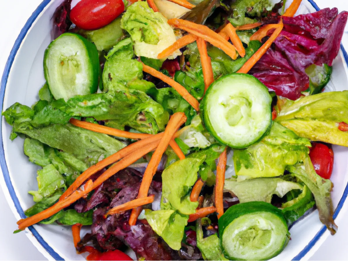 Garden Mixed Green Side Salad Garden Mixed Green Side Salad