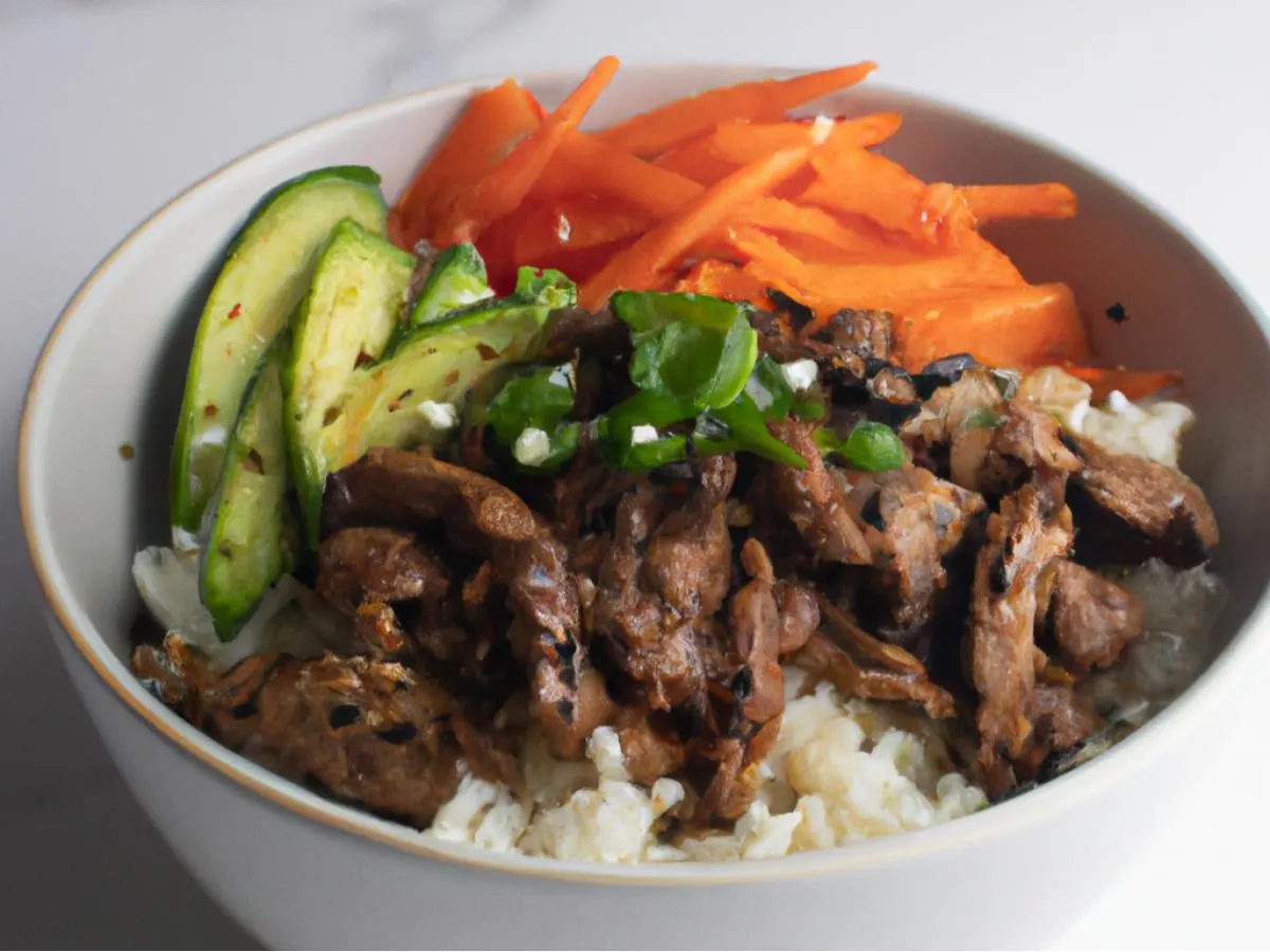 Grilled Beef Rice Bowl [16 oz]