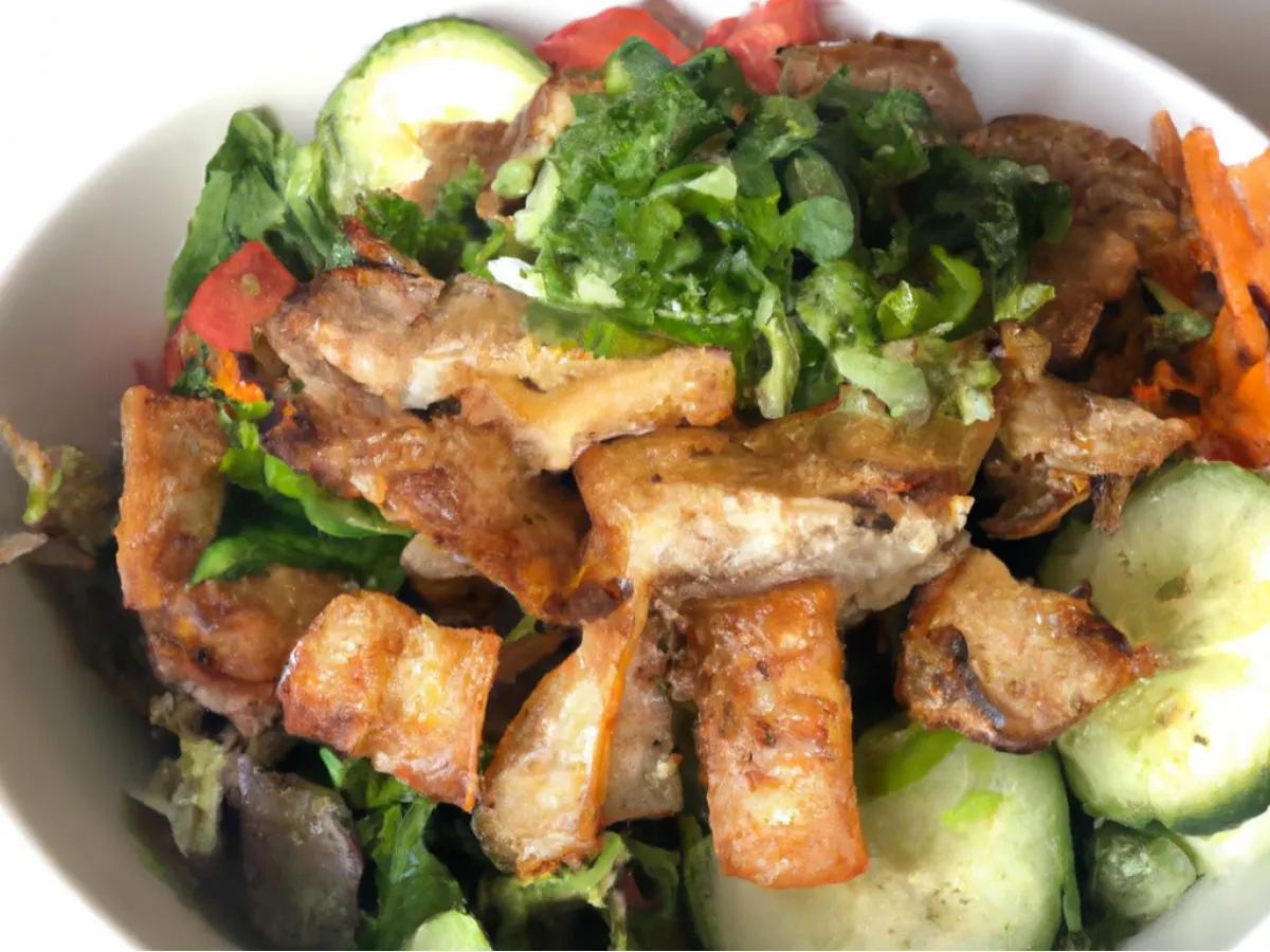 Grilled Pork Salad Bowl [16 oz]