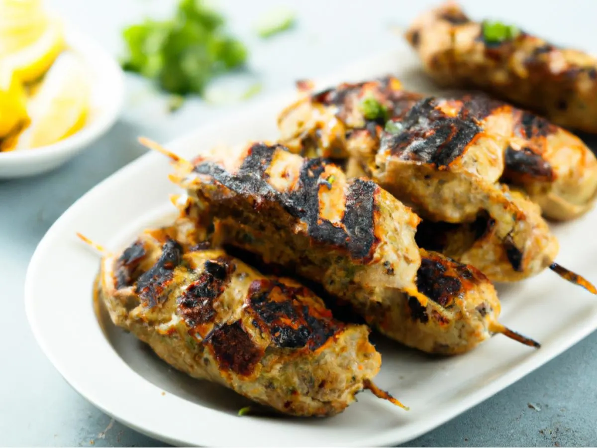 Char-Broiled Ground Chicken Kabob Char-Broiled Ground Chicken Kabob