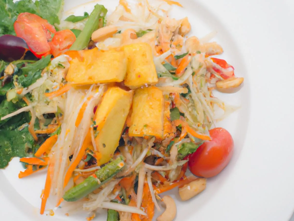Papaya Salad | Tofu Papaya Salad | Tofu