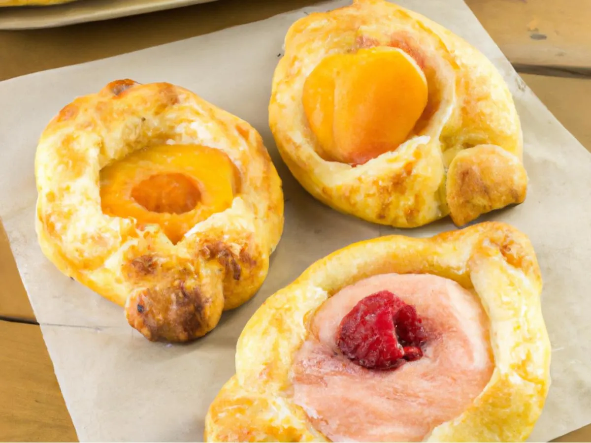 Half Dozen Apricot and Raspberry Cream Kolache