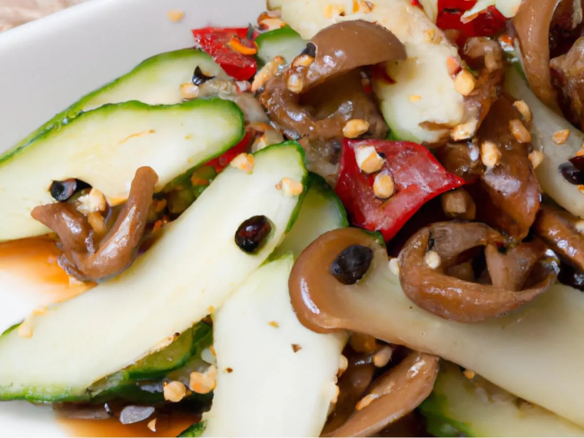Cucumber & Wood-Ear Salad Cucumber & Wood-Ear Salad