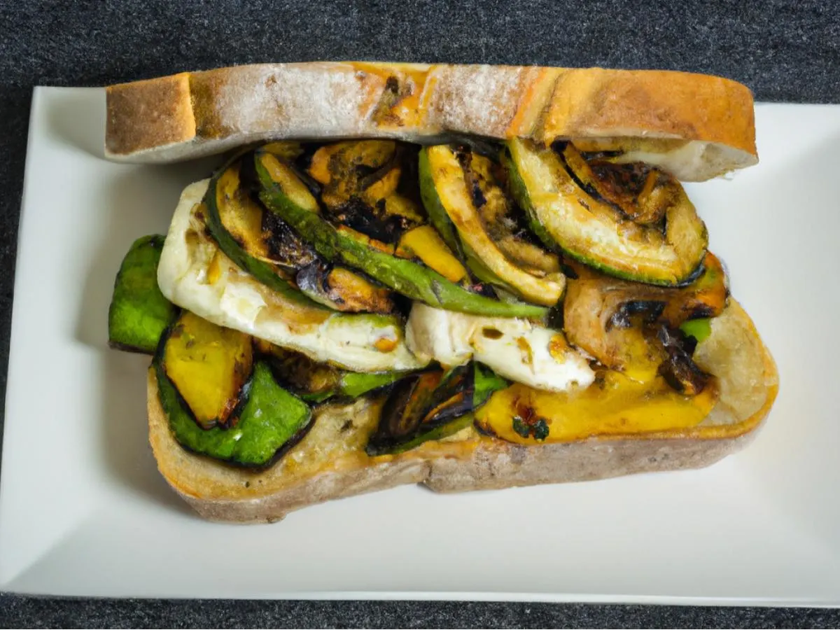 Gluten Free Grilled Veggie Sandwich Gluten Free Grilled Veggie Sandwich