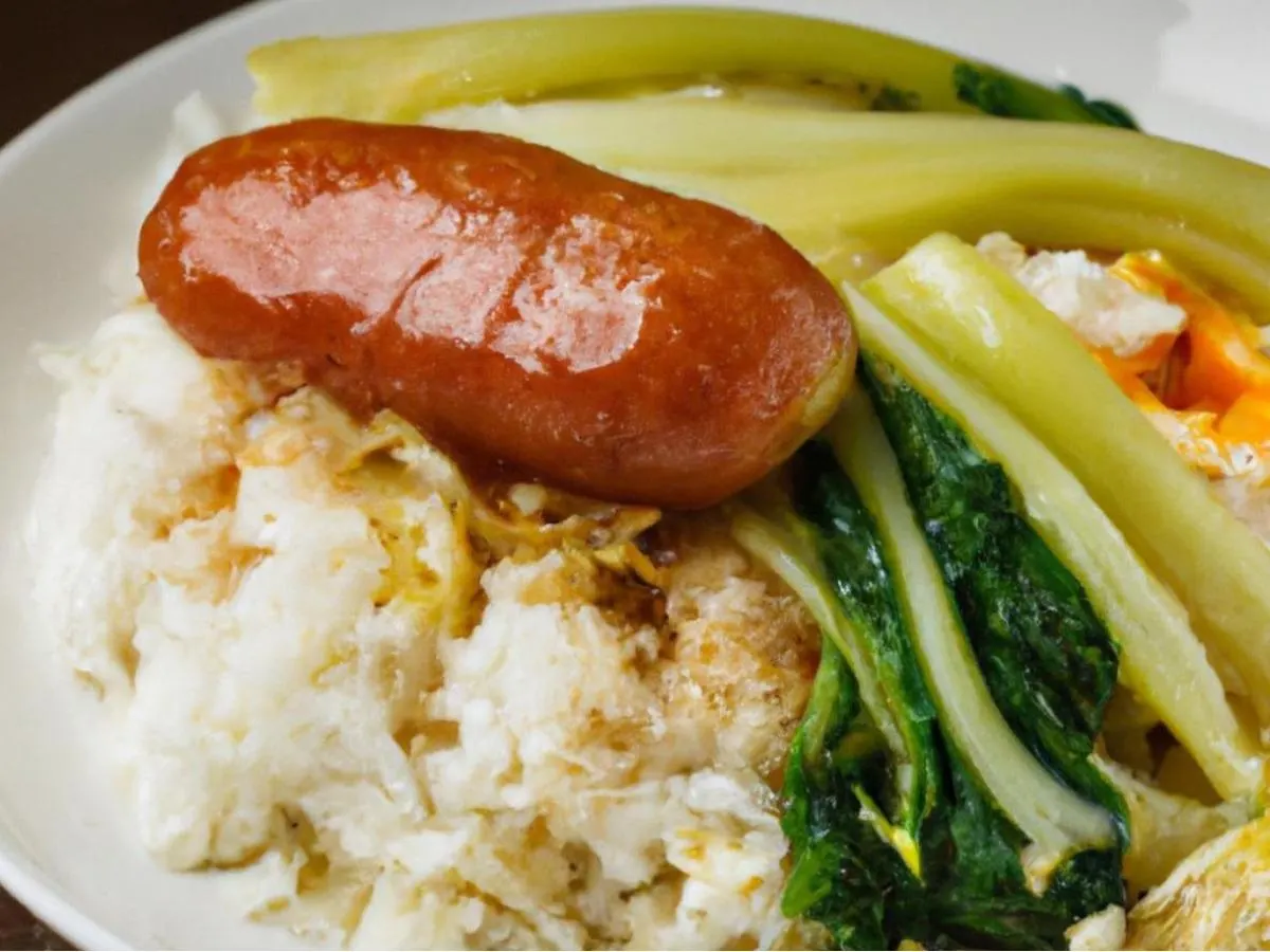 Taiwanese Sausage over Rice Taiwanese Sausage over Rice