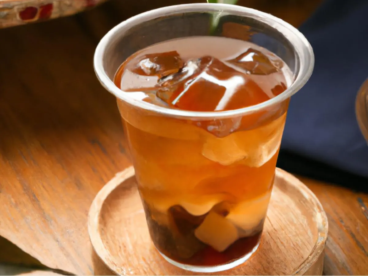 Taiwan Oolong Tea w/Lychee Jelly Taiwan Oolong Tea w/Lychee Jelly