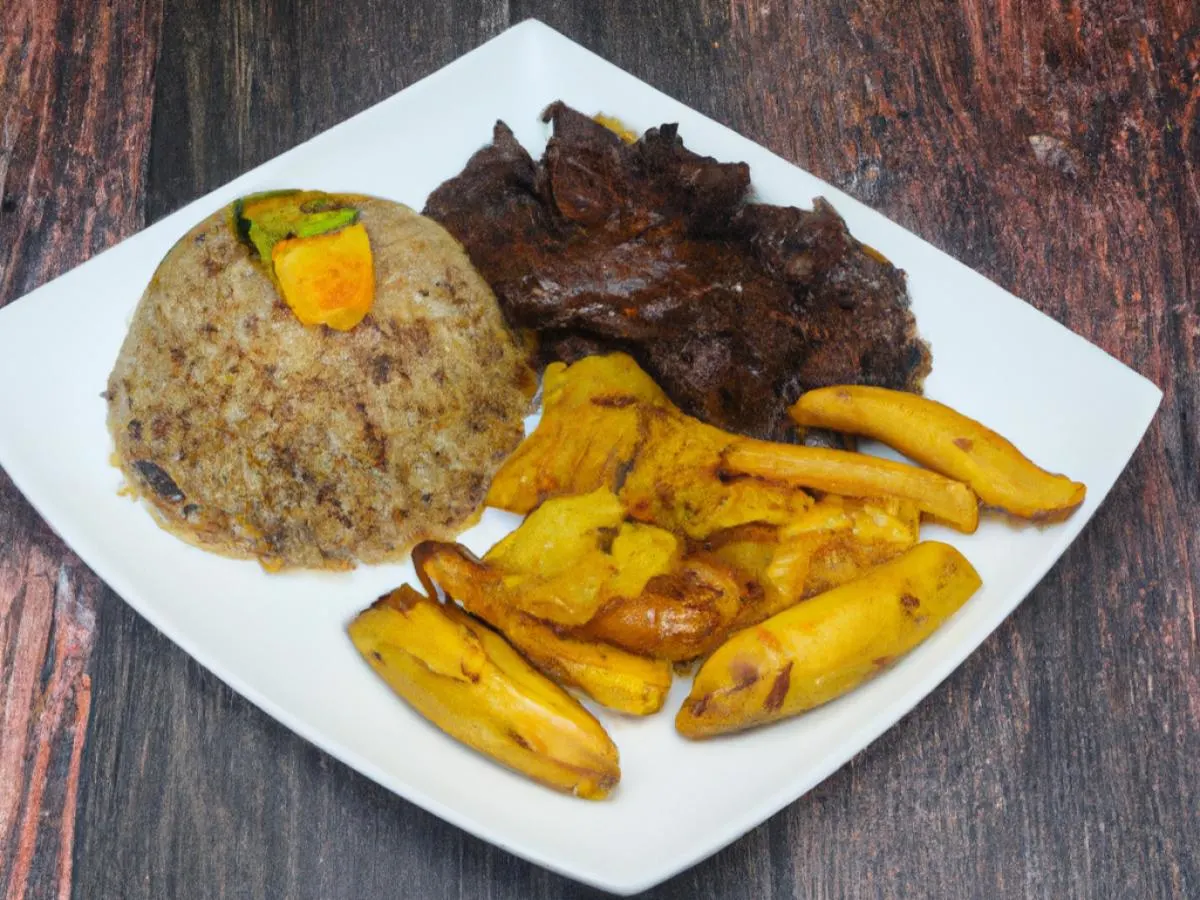 Beef Pilau with Plantains and Kachumbari Beef Pilau with Plantains and Kachumbari
