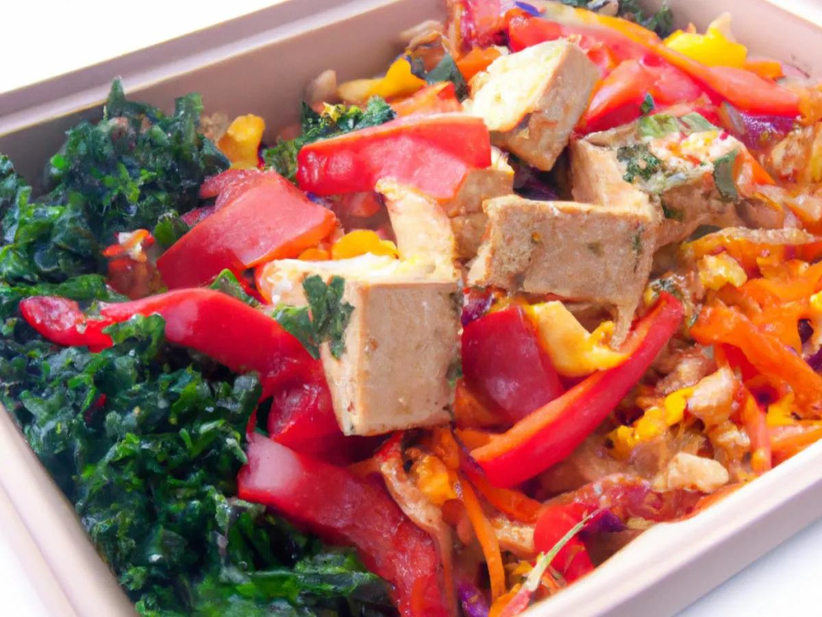 Scrambled Coconut Tofu Curry with Seasoned Rice and Mixed Coconut Veggies Scrambled Coconut Tofu Curry with Seasoned Rice and Mixed Coconut Veggies