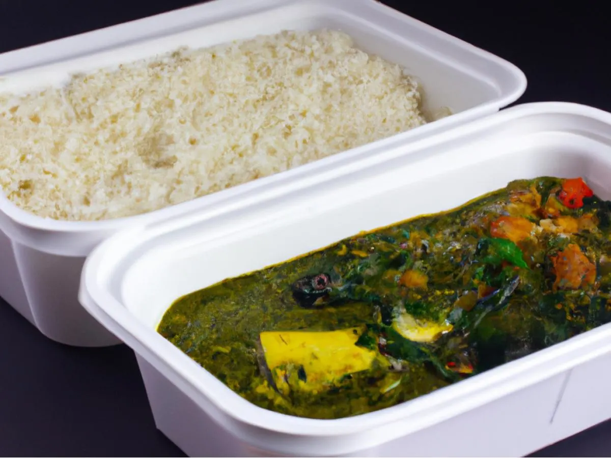 Saag/palak Paneer With Rice and Veggie Korma