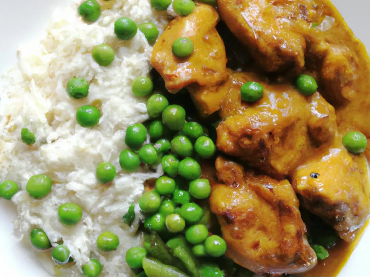 Chicken Curry With Peas Paulo and Tawa Veggies (allergen Free)