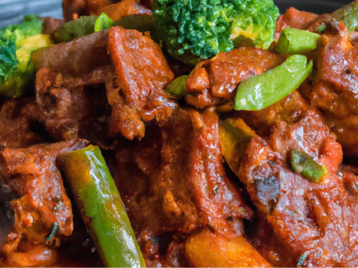 Lamb Vindaloo With Tawa Veggies