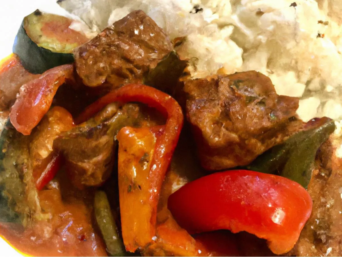 Lamb Curry With Rice and Tawa Veggies (allergen Free)