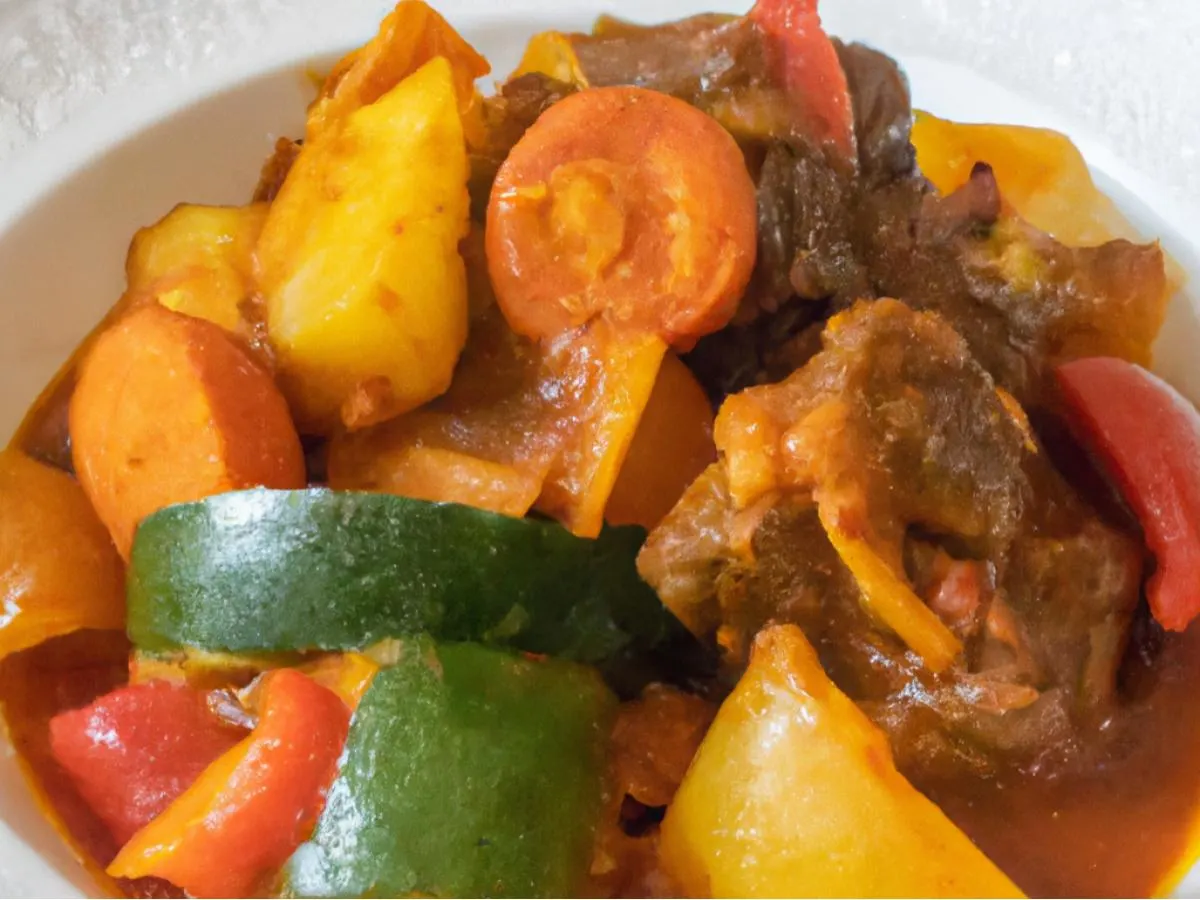Light Carb Lamb Curry With Tawa Veggies