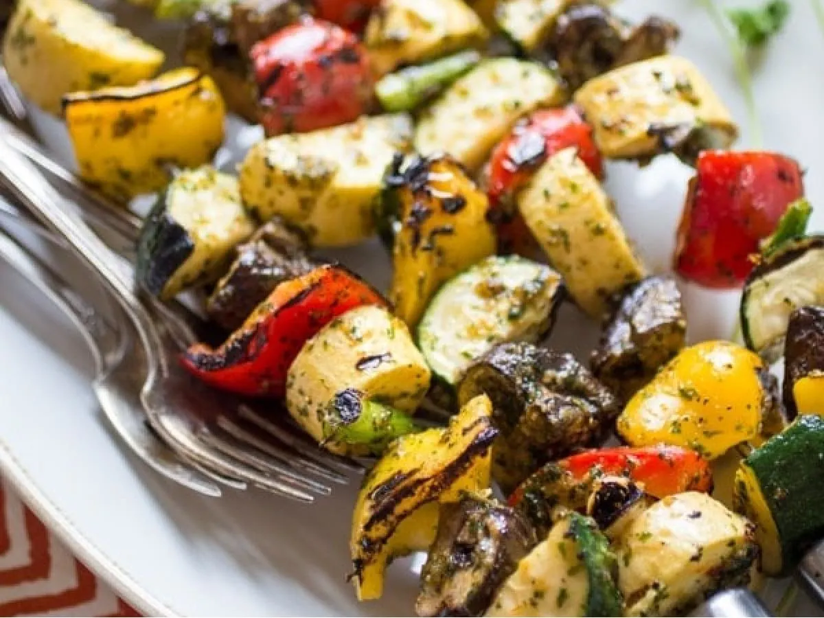Grilled Vegetables Skewer Grilled Vegetables Skewer