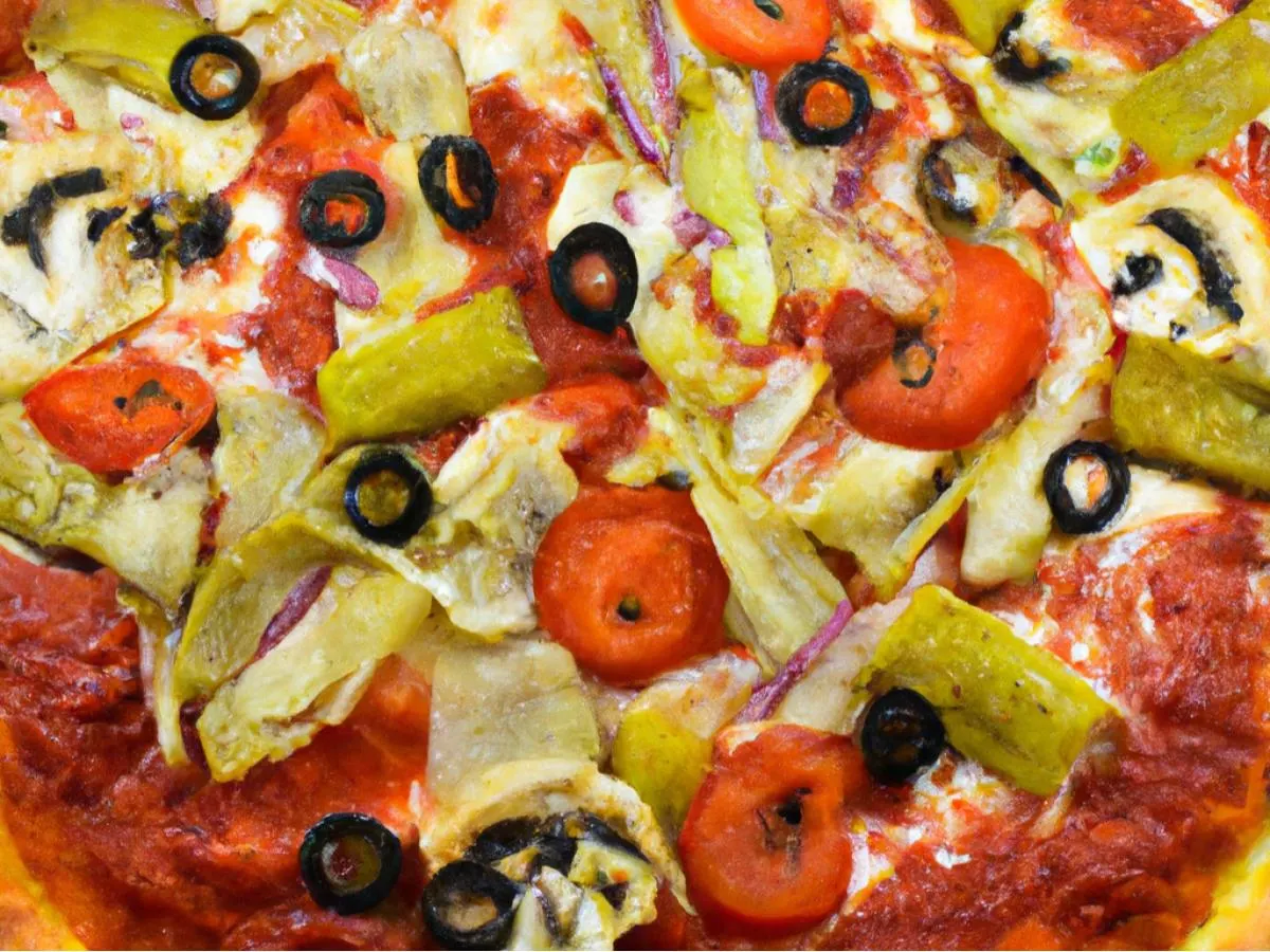 X-Large Garden Veggie Pizza (No Cheese)
