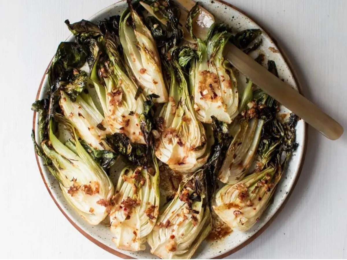 Baked Bok Choy