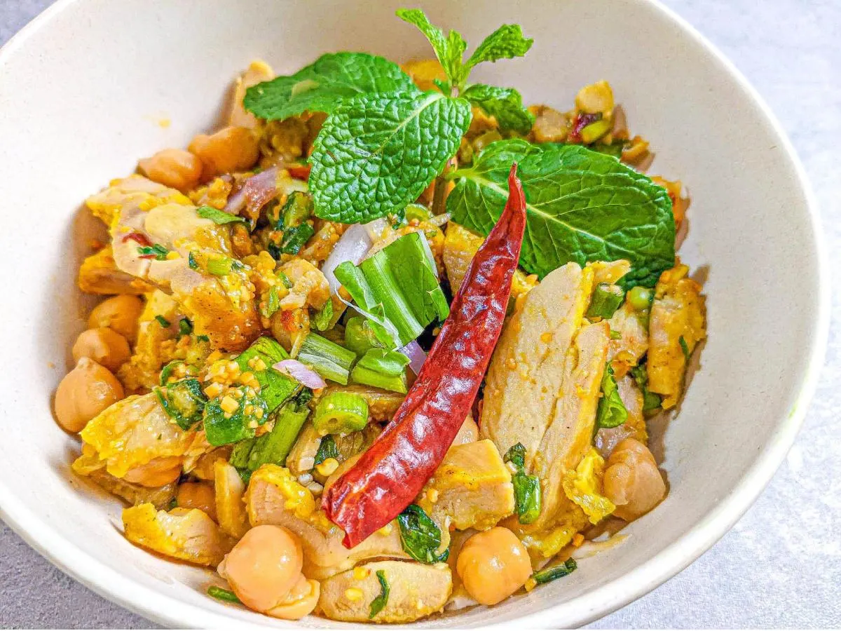 Turmeric Chicken Larb