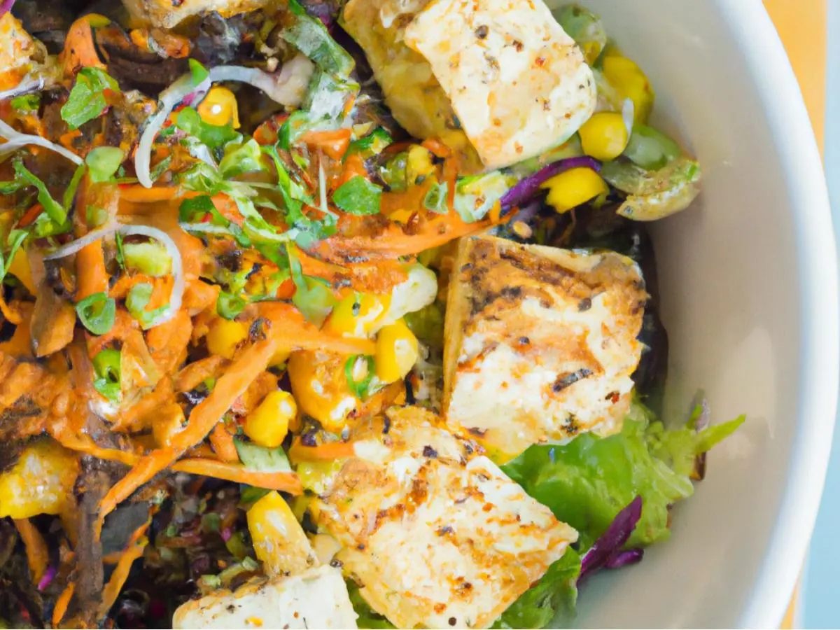 Fiesta Tofu Entree Salad Fiesta Tofu Entree Salad