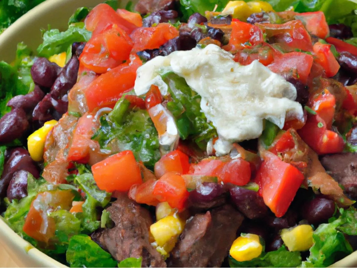 Beef Birria & Diablo Salsa Salad Bowl