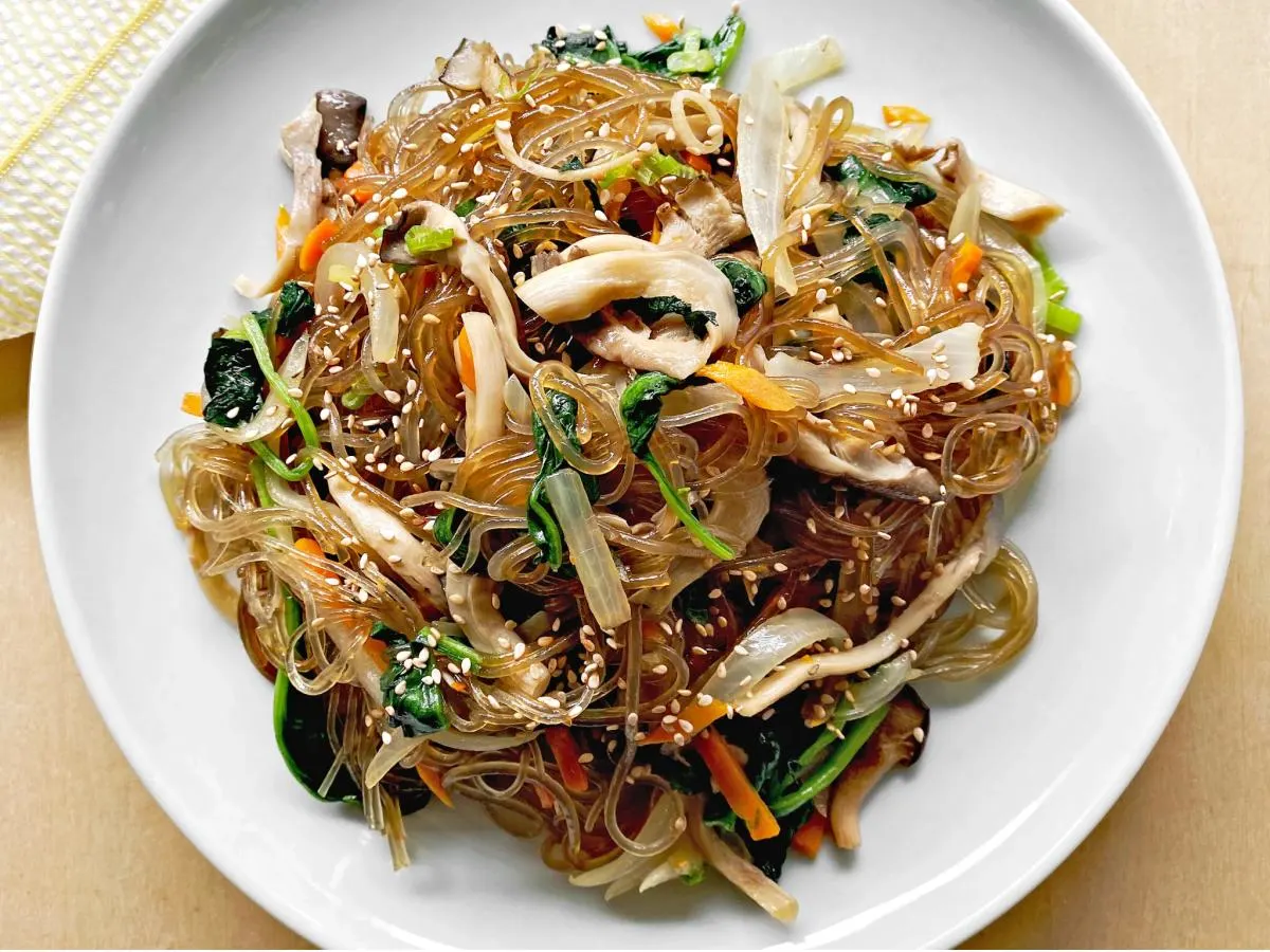 Japchae Platter Japchae Platter