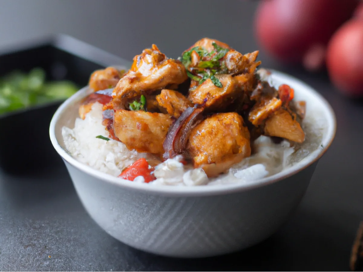 Chicken Karhai Rice Bowl