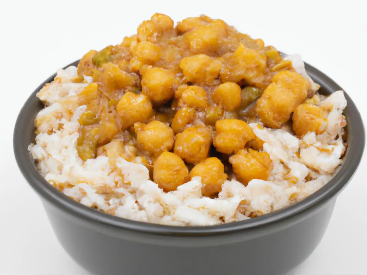 Chana Masala Rice Bowl
