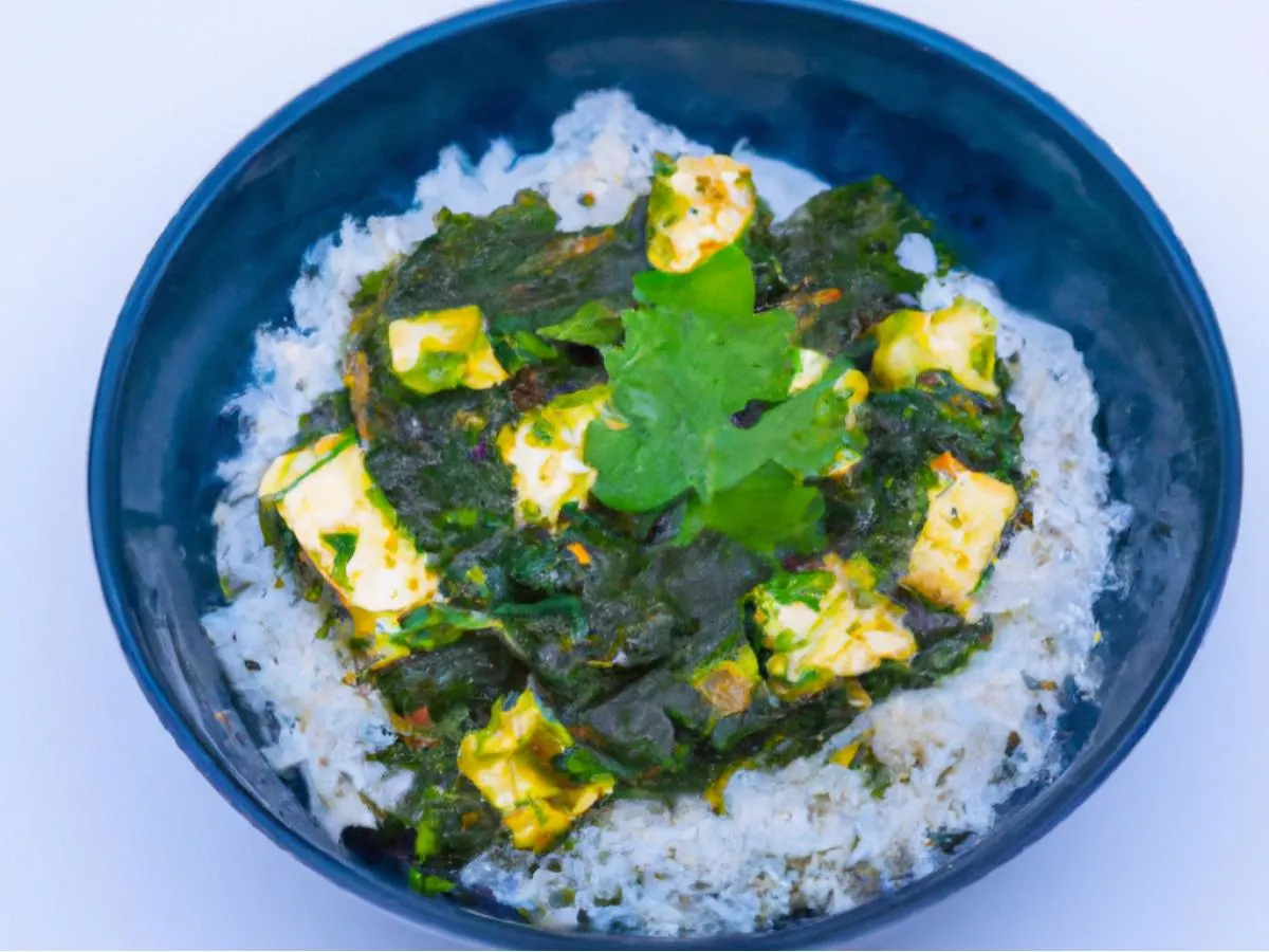 Saag Paneer Rice Bowl