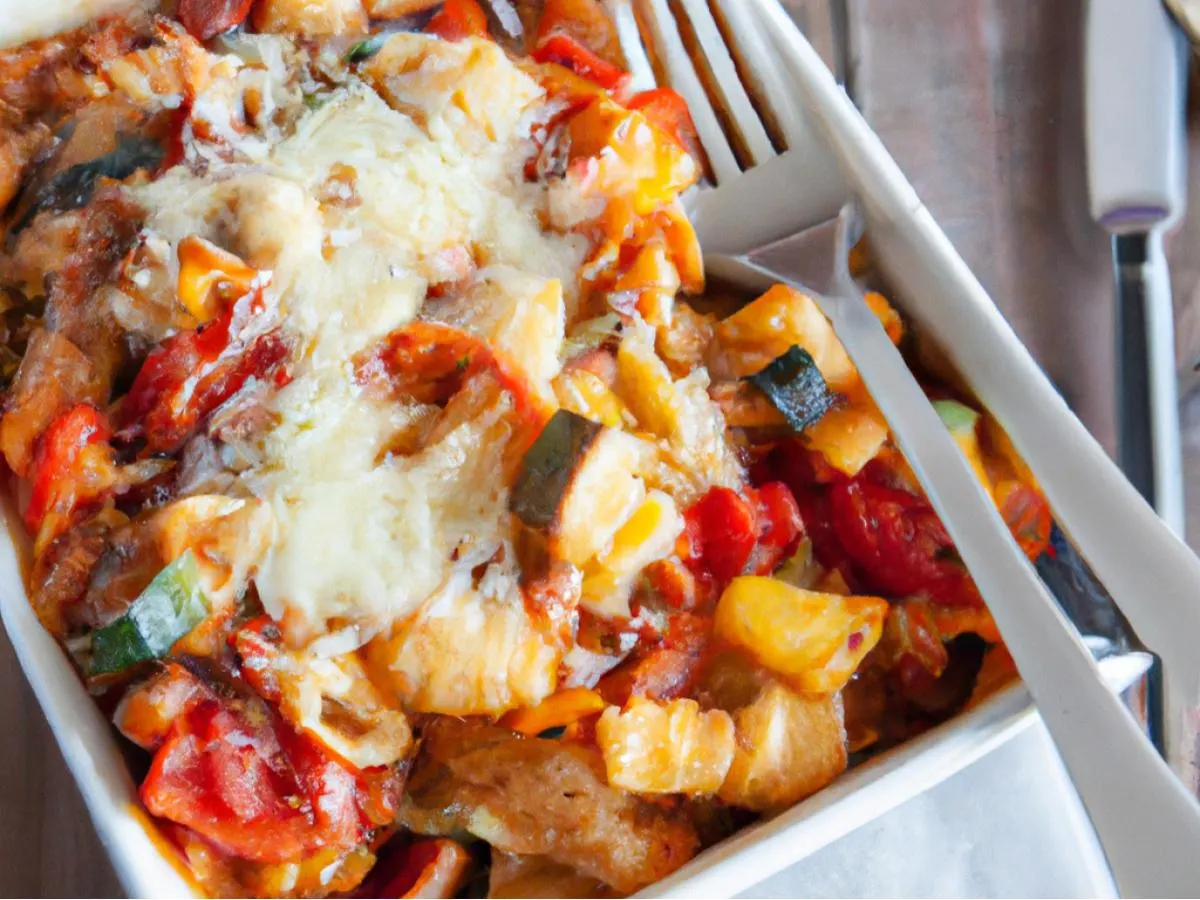 Roasted Vegetable Pasta Bake Roasted Vegetable Pasta Bake