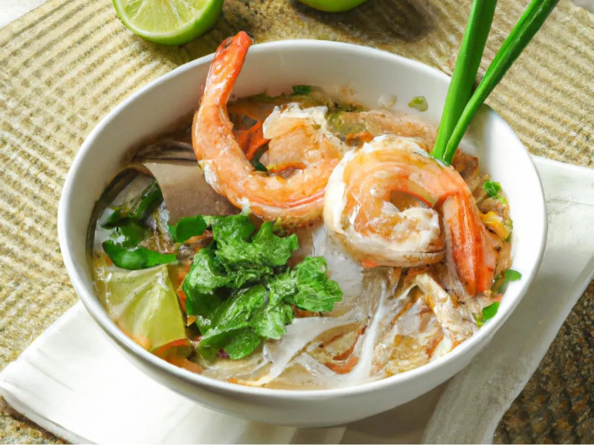 Large Shrimp Pho Large Shrimp Pho