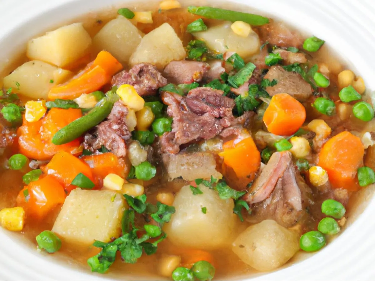 Large Beef Garden Soup Large Beef Garden Soup