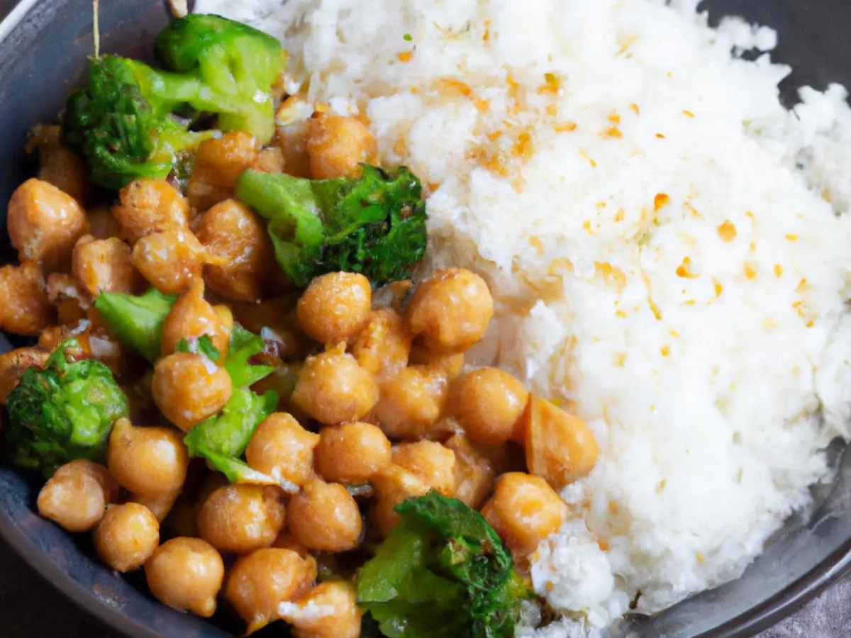 Chickpeas and Broccoli Stir Fry [21 oz]